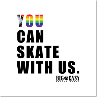 Big Easy Roller Derby Pride 2023 Posters and Art